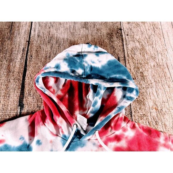 Hello Kitty X Team USA Tie-Dye Hoodie Sweatshirt Size Large L - Picture 2 of 8